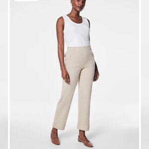 Stretch Twill Cropped Pant